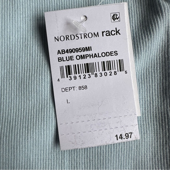 Abound | Women’s Light Blue Lace-Trimmed Tank Top Size Large NWT Y2K Coquette - Picture 7 of 7